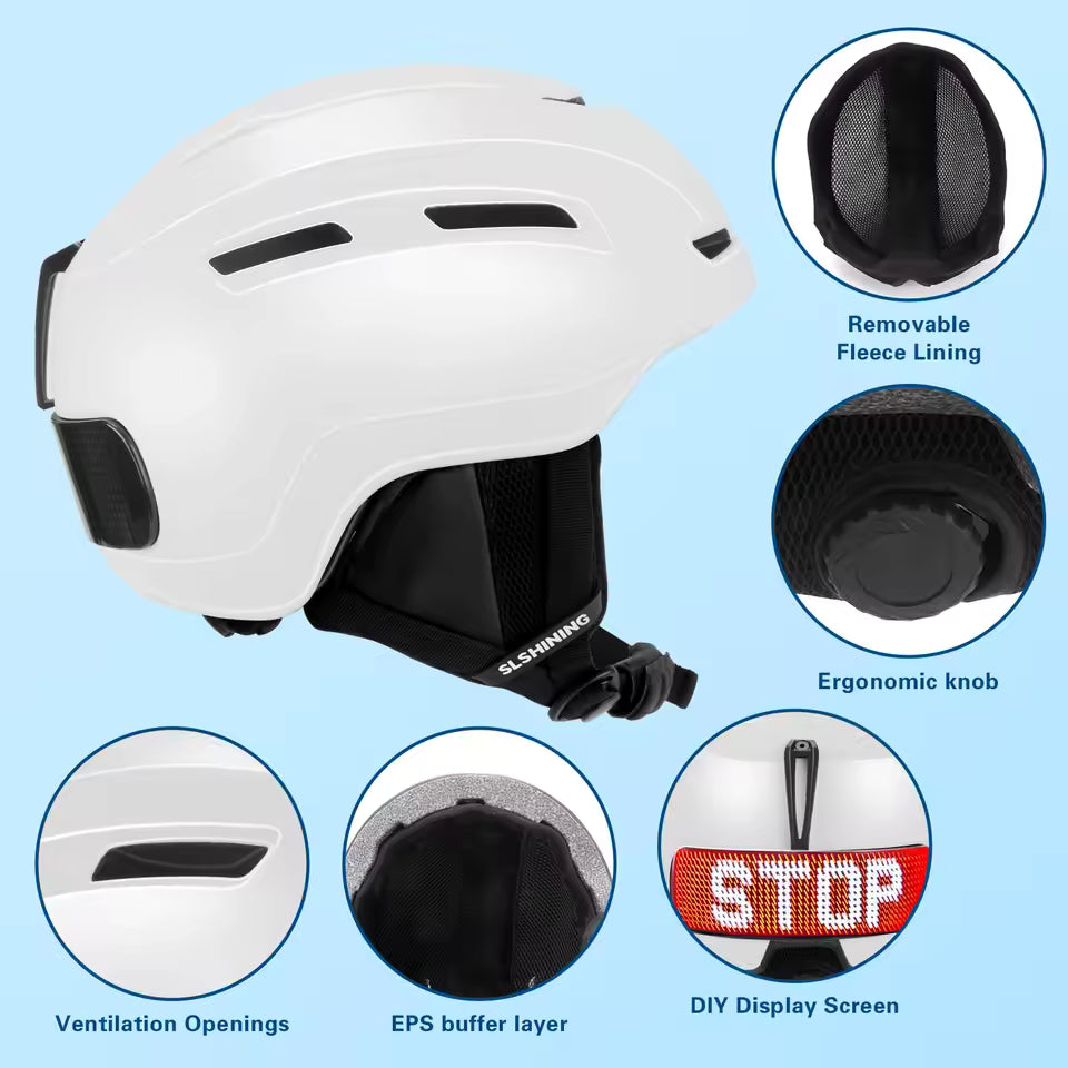 SlopeGlow™ Helmet Lights