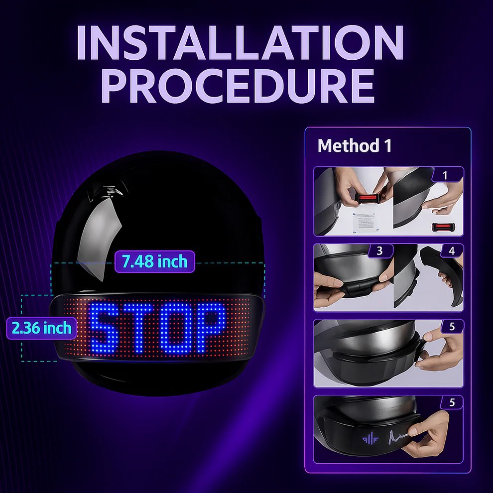 SlopeGlow™ Helmet Lights